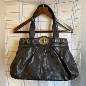 Coach handbag with Lavendar interior